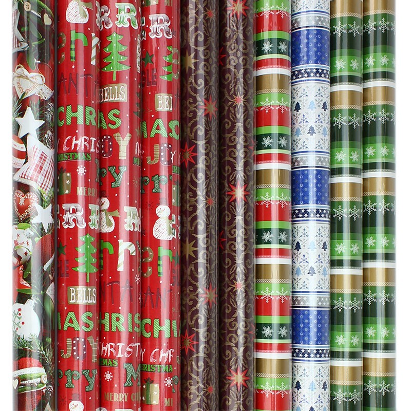 Hartie decorativa ambalare cadouri de Craciun, 200x70 cm - imagine 3